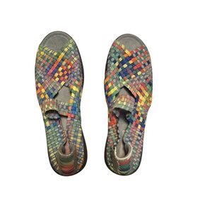 Bare Traps Rainbow Woven Sandals
